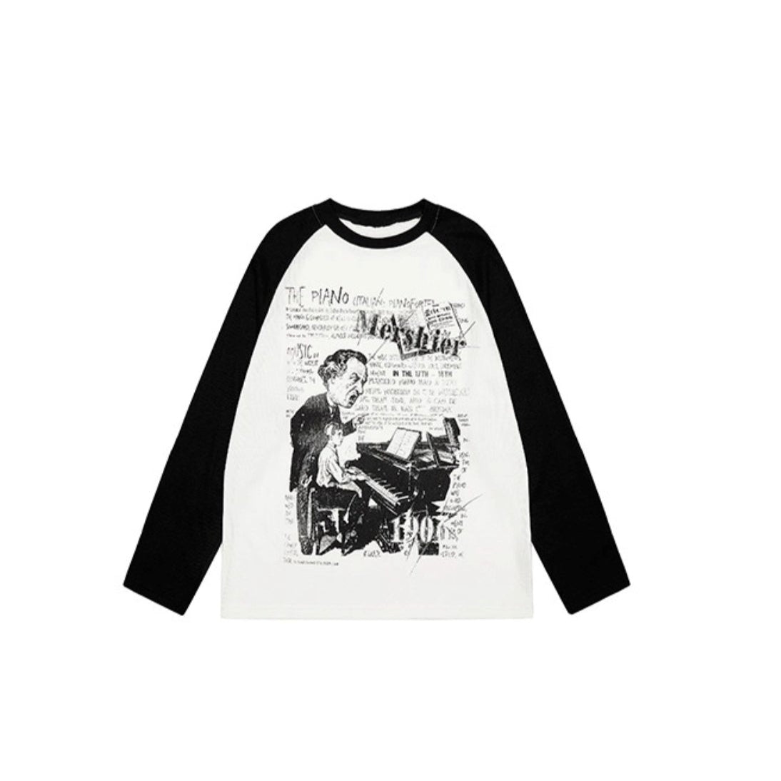 Retro Long-Sleeved T-Shirt