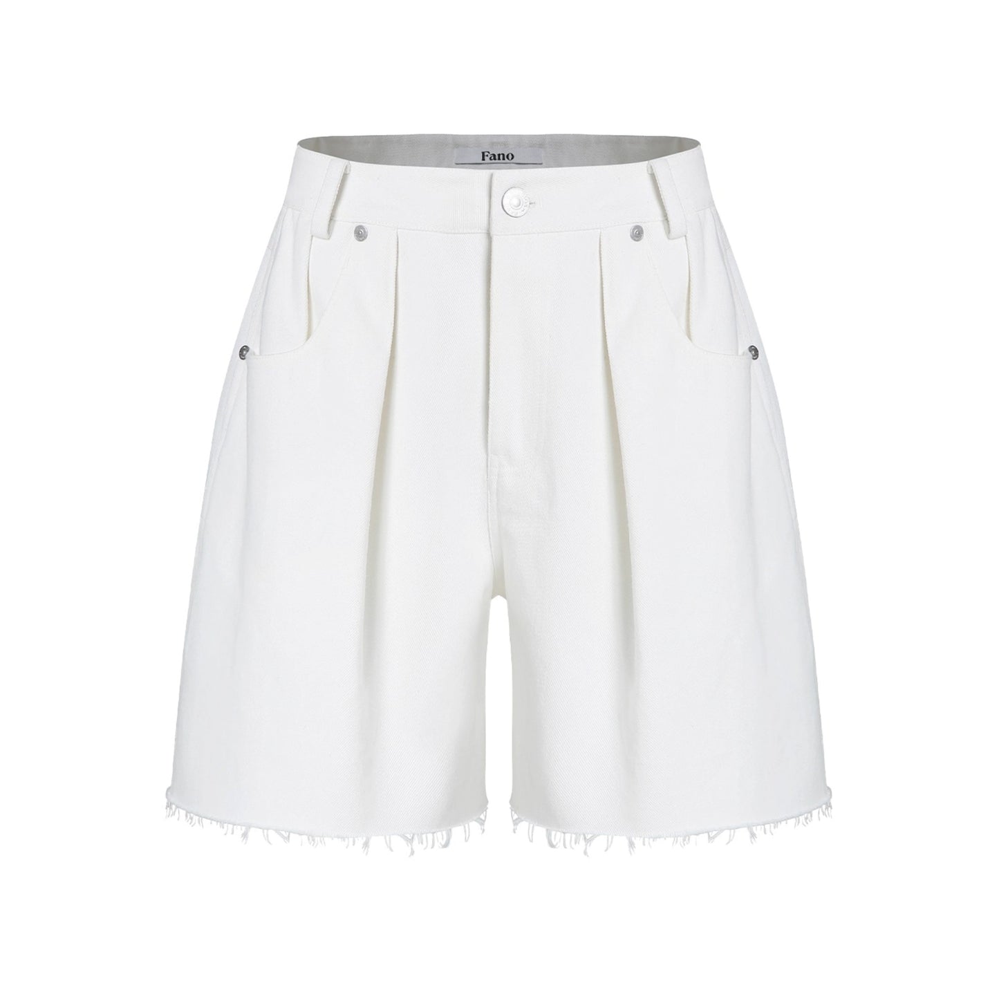 Luxury Pleated Bermuda Shorts