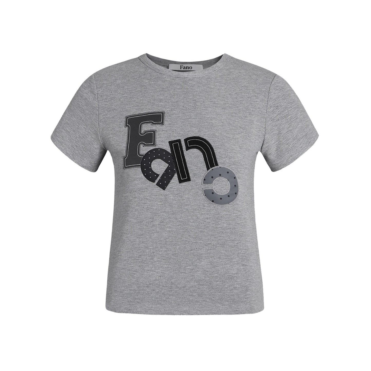 Niche Polka Dot Shoulder T-Shirt