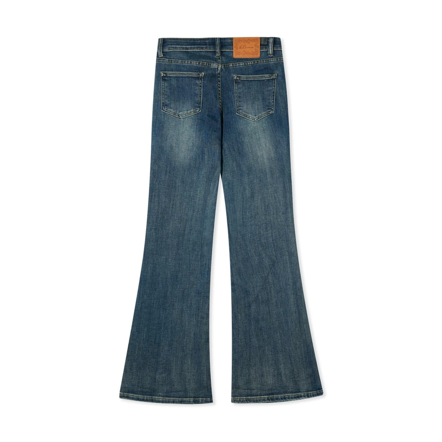 Asymmetrical Flare Jeans