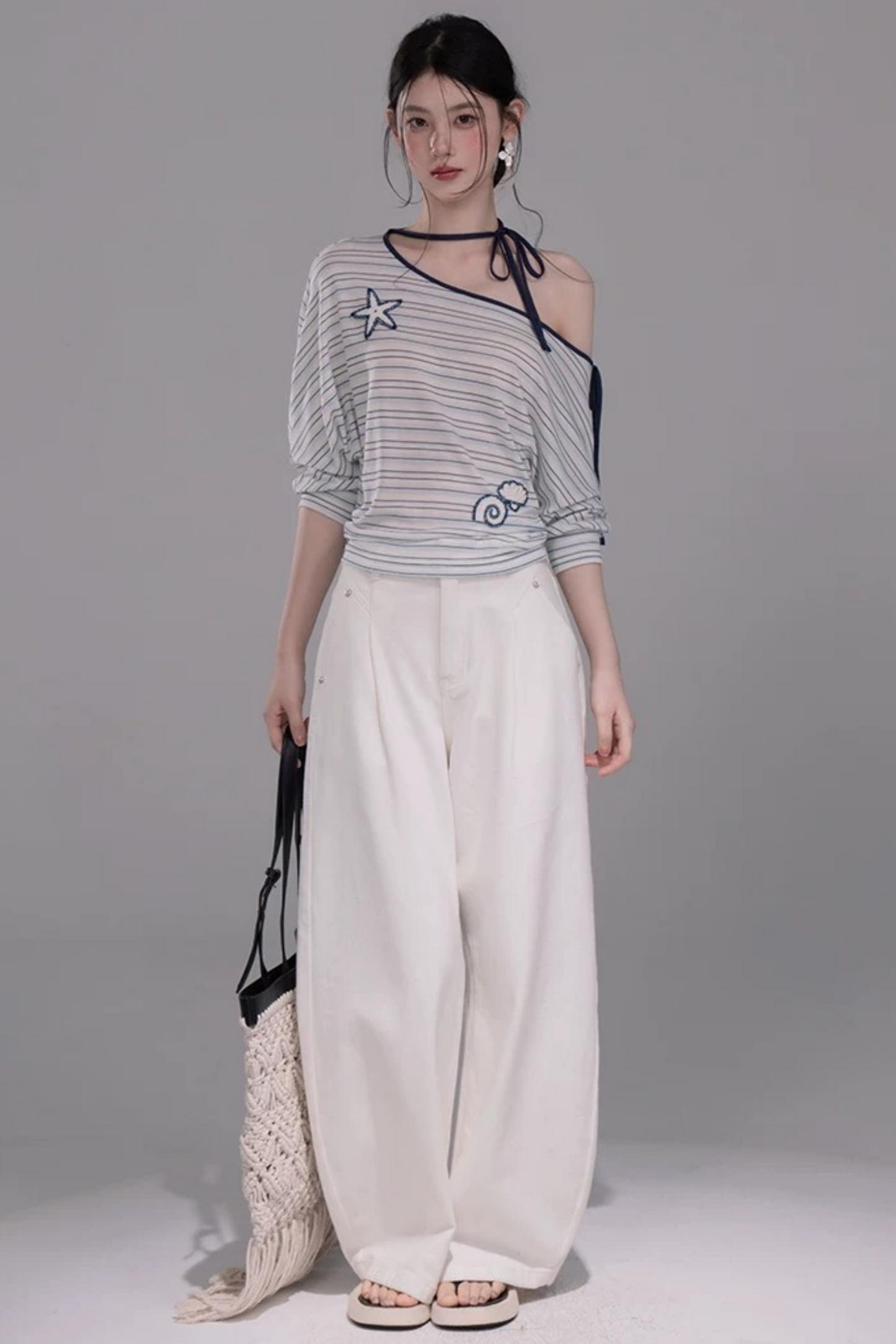Starfish Off-Shoulder Tee