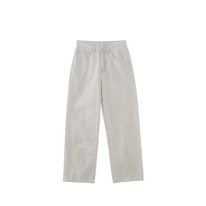 High-Waist Straight Jeans