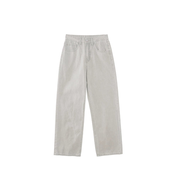 High-Waist Straight Jeans