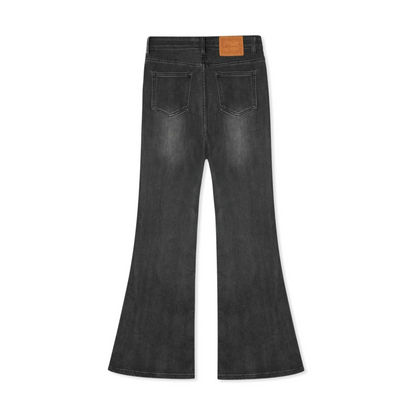Asymmetrical Flare Jeans