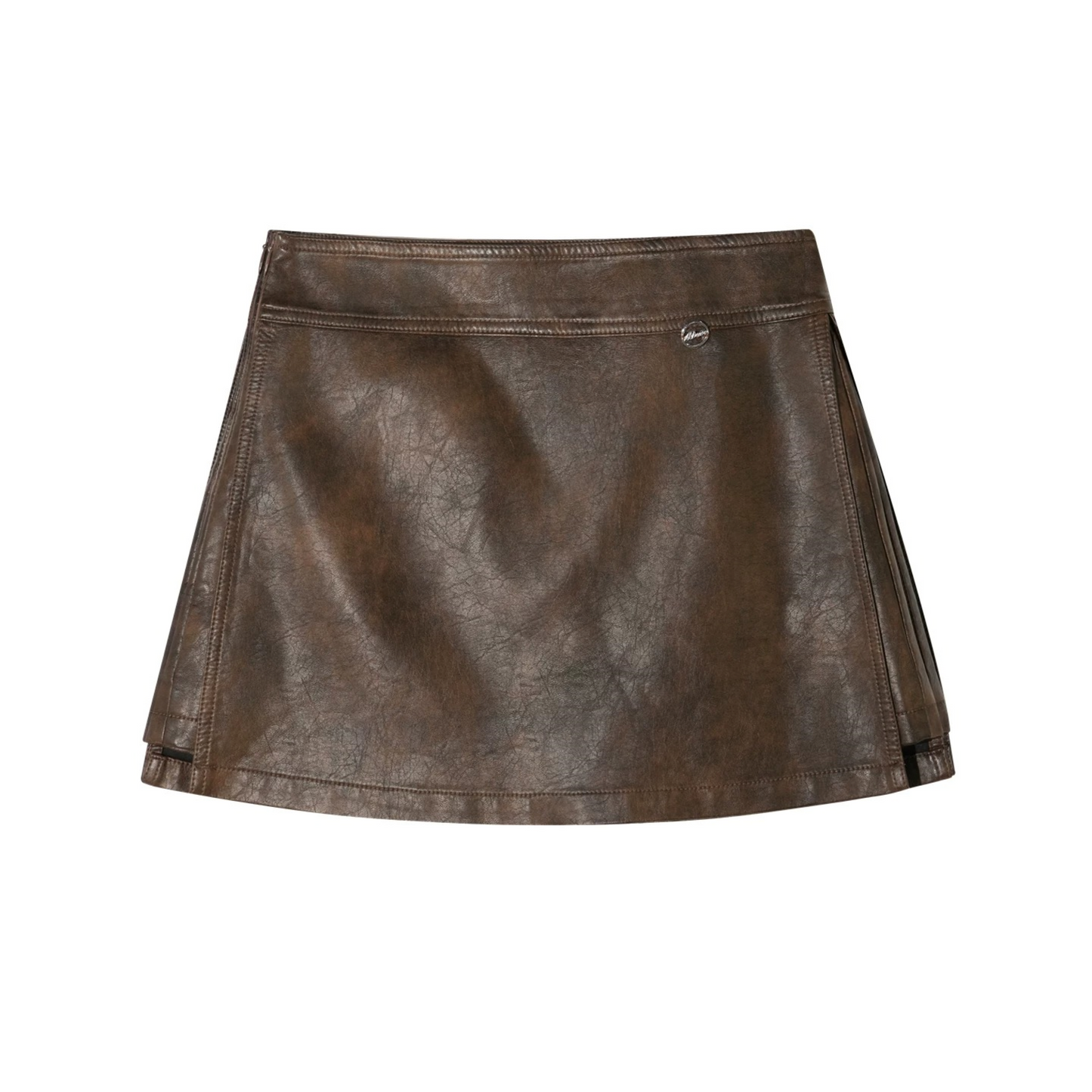 Caramel Lace Patchwork Skirt Pants Set-Up