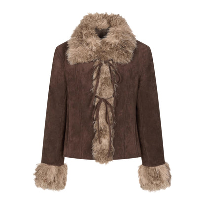 Thick Deerskin Fleece Integrated Jacket