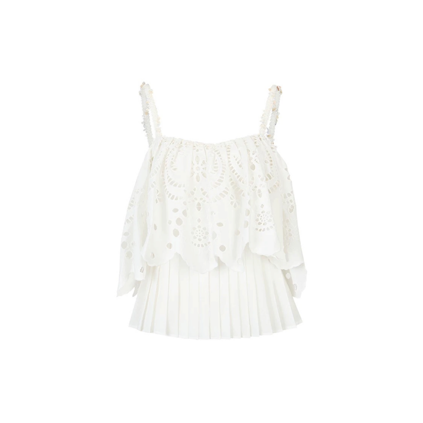 3D Hollow-Out Embroidery Camisole Top