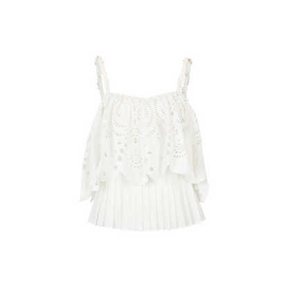 3D Hollow-Out Embroidery Camisole Top