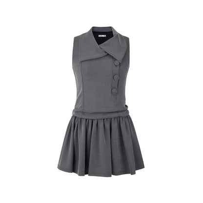 Autumn Navy A-Line Dress