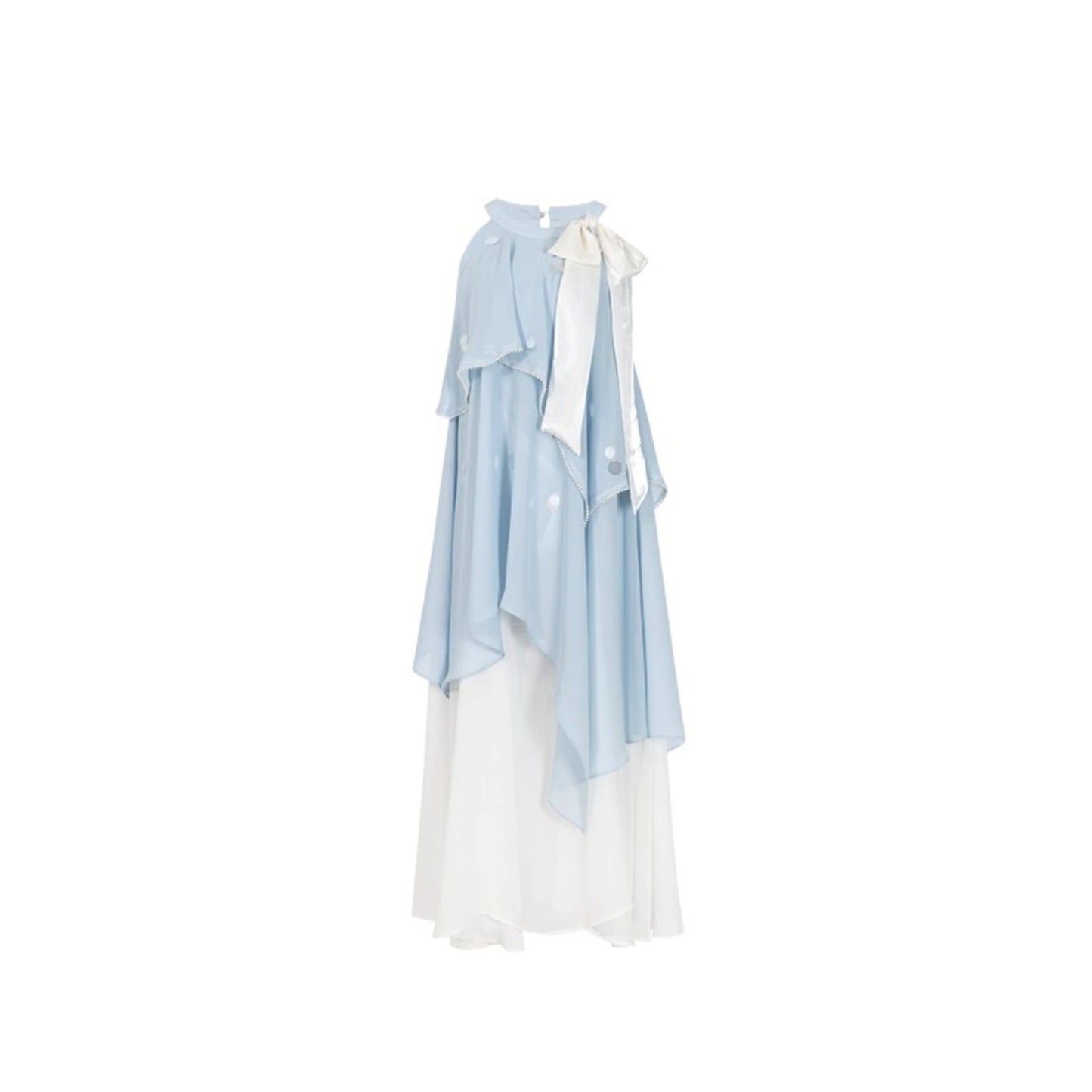 Blue Mermaid French Halterneck Resort Dress