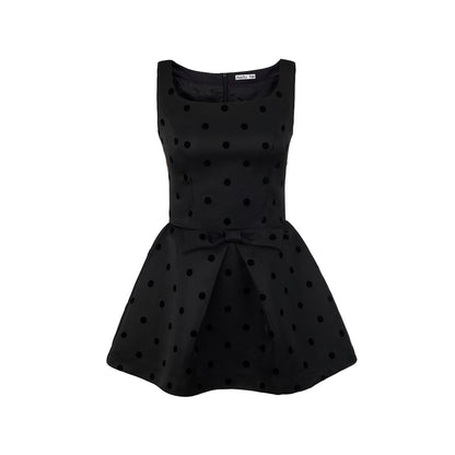 Autumn Black Short A-Line Dress