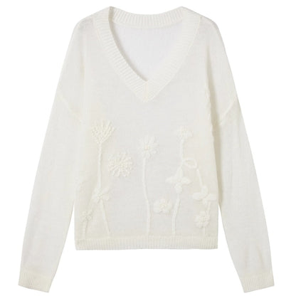 Cut-Out Knitted Sweater