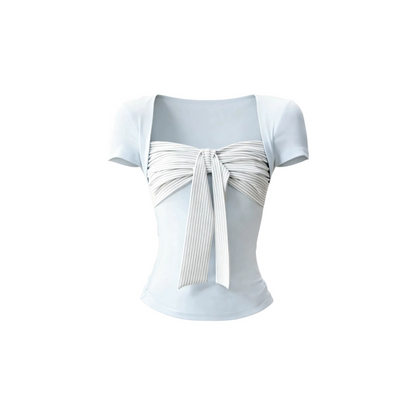 Striped Academy Two-Piece Top Set-Up