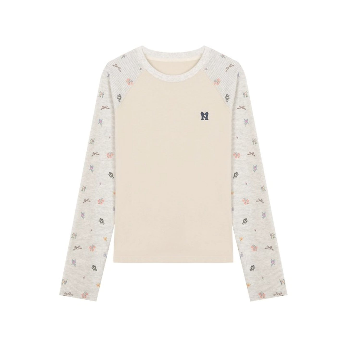 Floral Raglan Sleeve T-Shirt