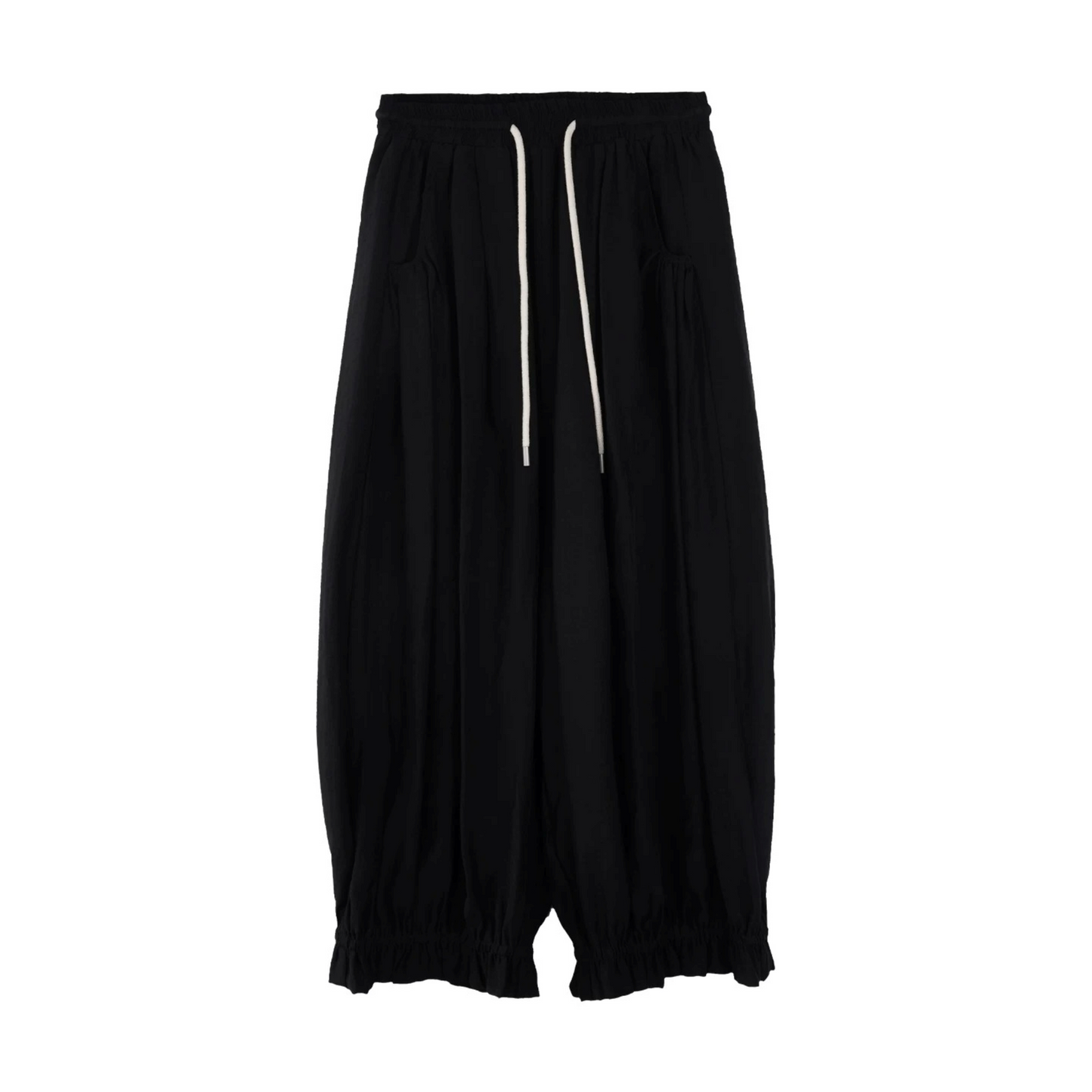 Lyocell Wide Leg Lantern Pants