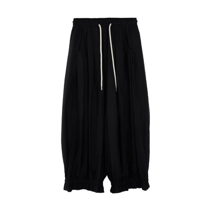 Lyocell Wide Leg Lantern Pants