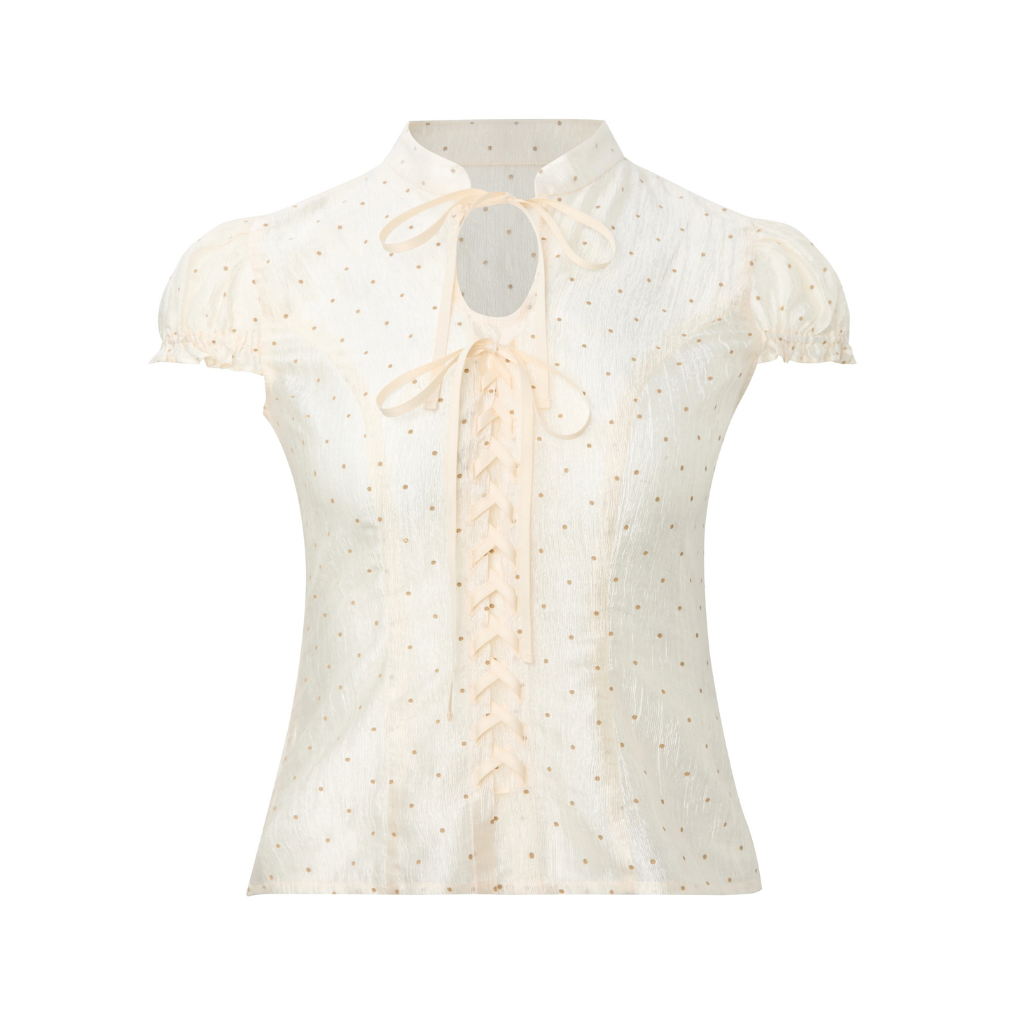 Polka Dot Short Sleeve Top Set-Up