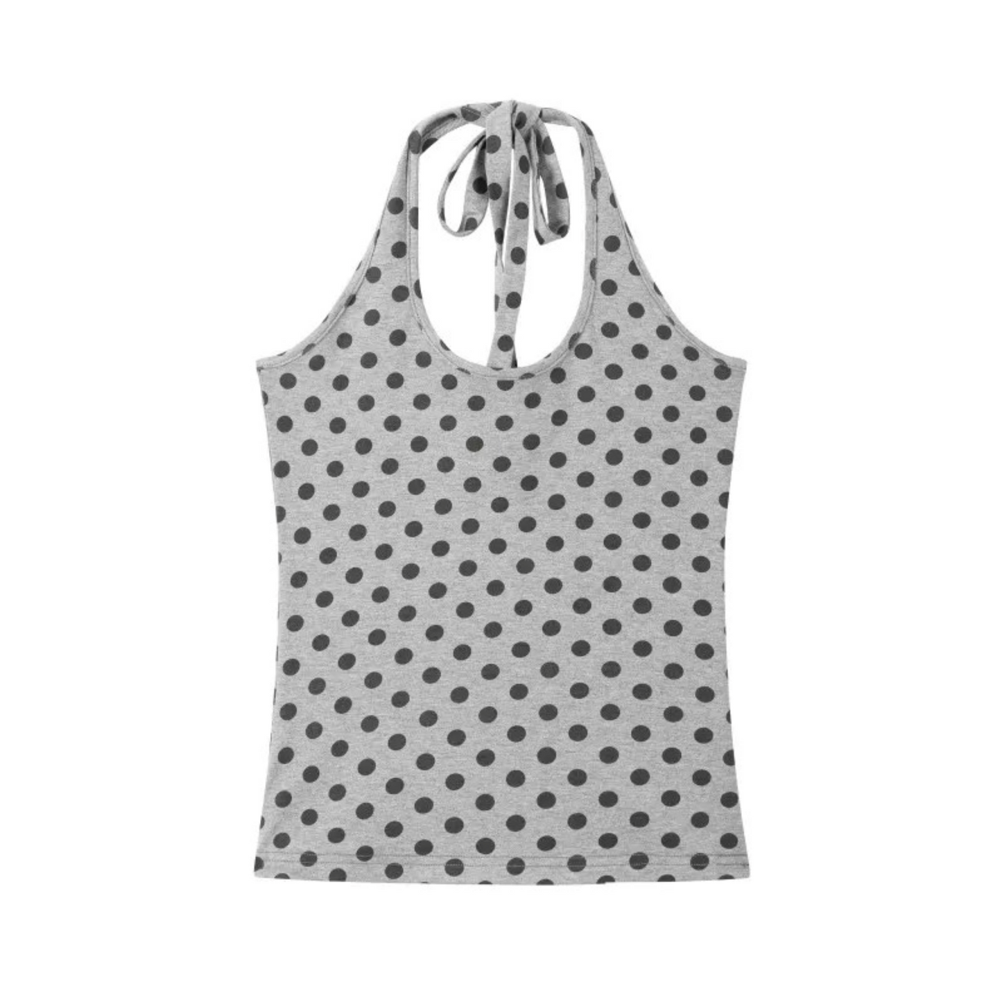 Polka Dot Off-Shoulder Knit Set-Up