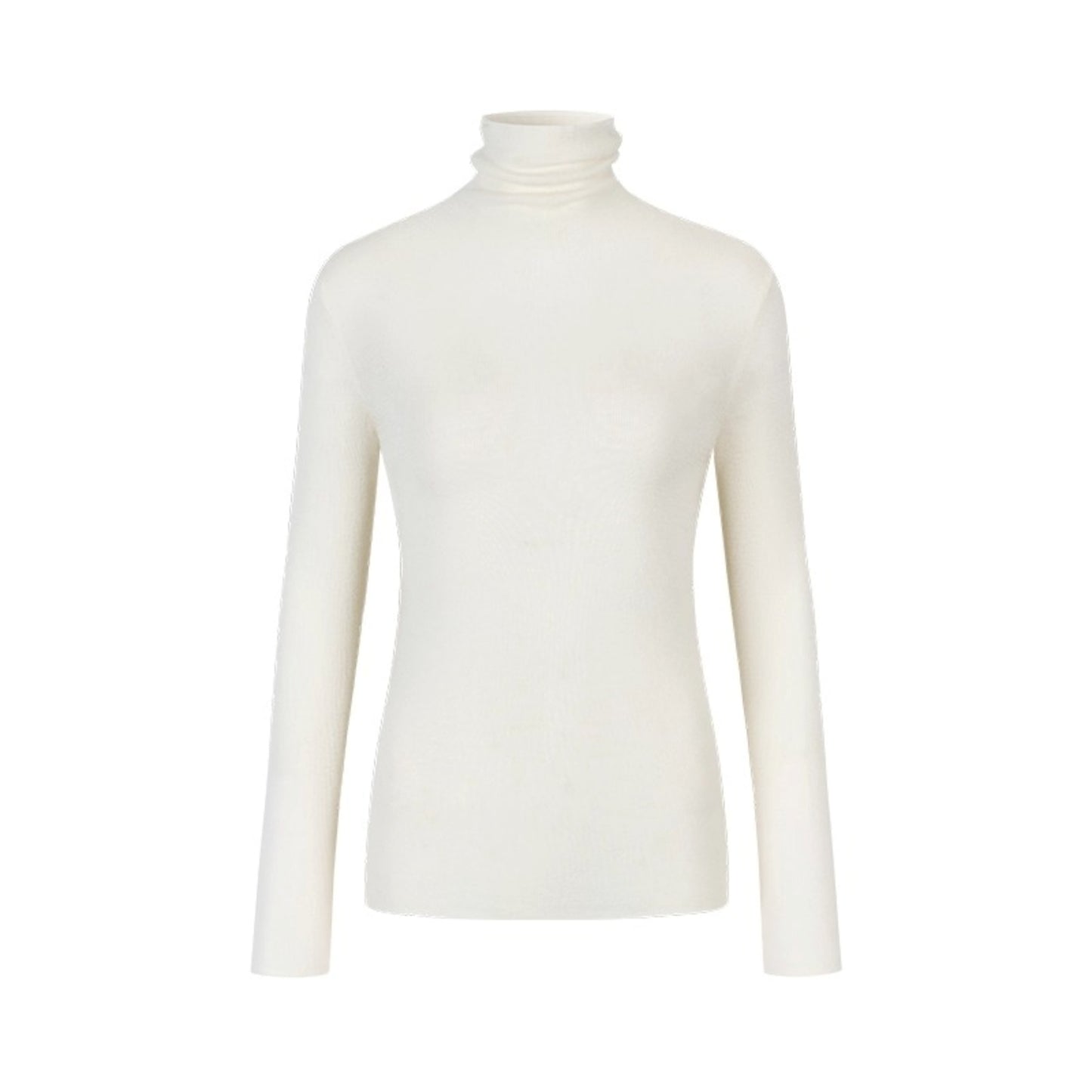 Soft Light Wool Turtleneck Top