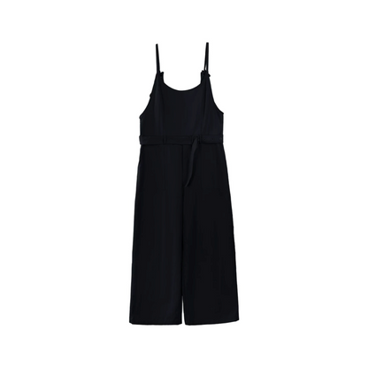 Navy Lyocell Wide Leg Jumpsuit