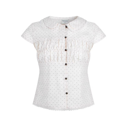 Nap Dot Mesh Culottes Set-Up