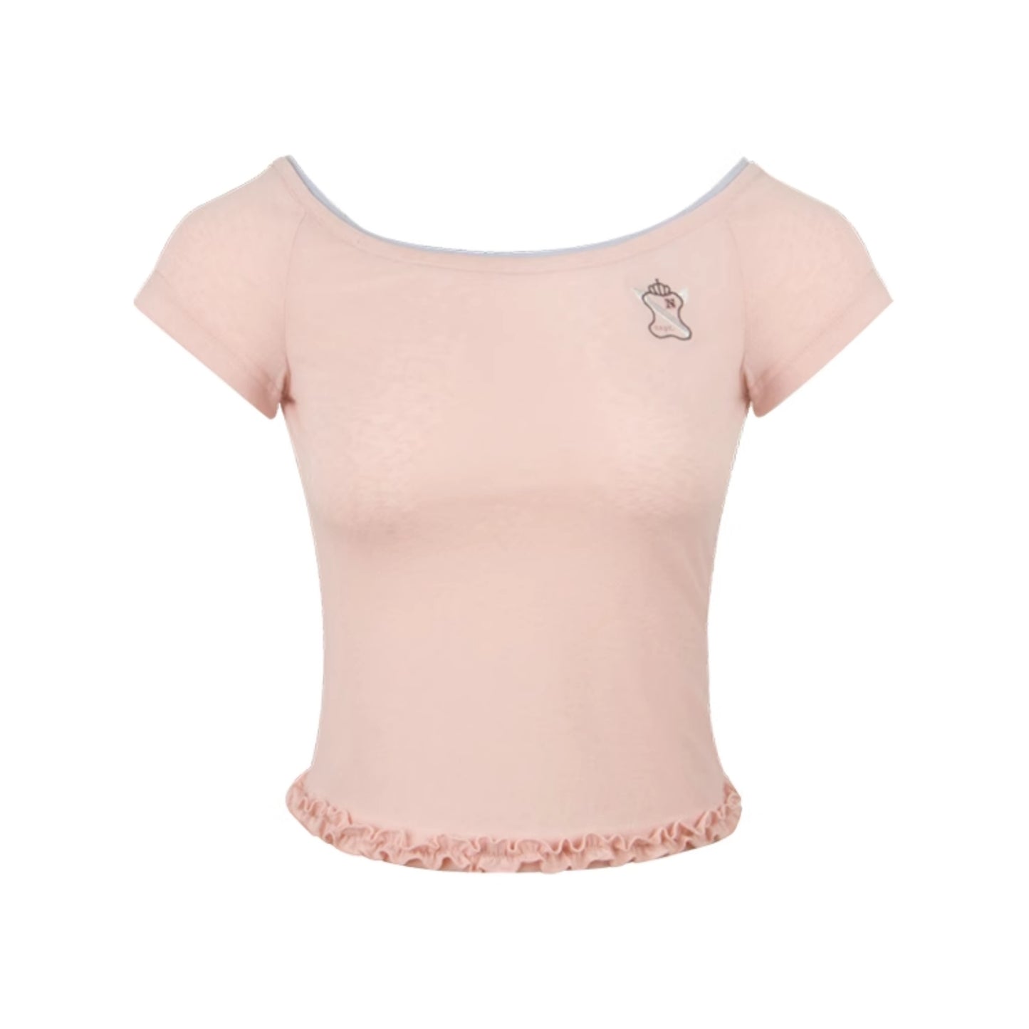 Nap Embroidery Short Sleeve T-Shirt