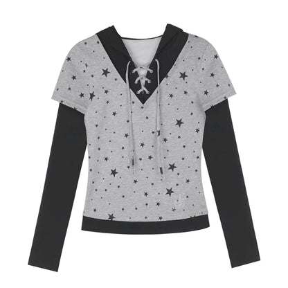 Fighting Star Hooded T-Shirt