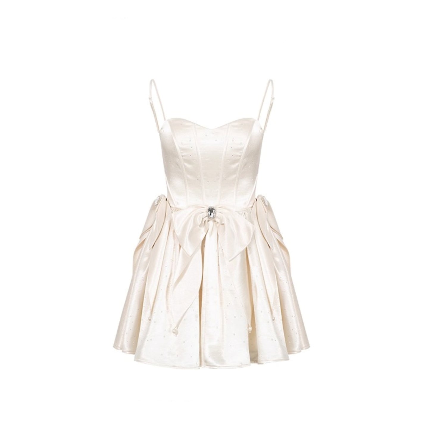 Princess Satin Tuxedo Dress