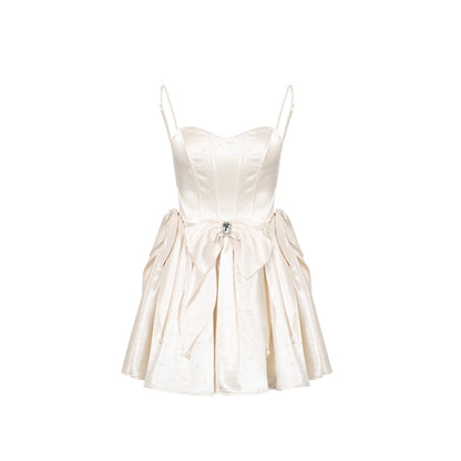 Princess Satin Tuxedo Dress