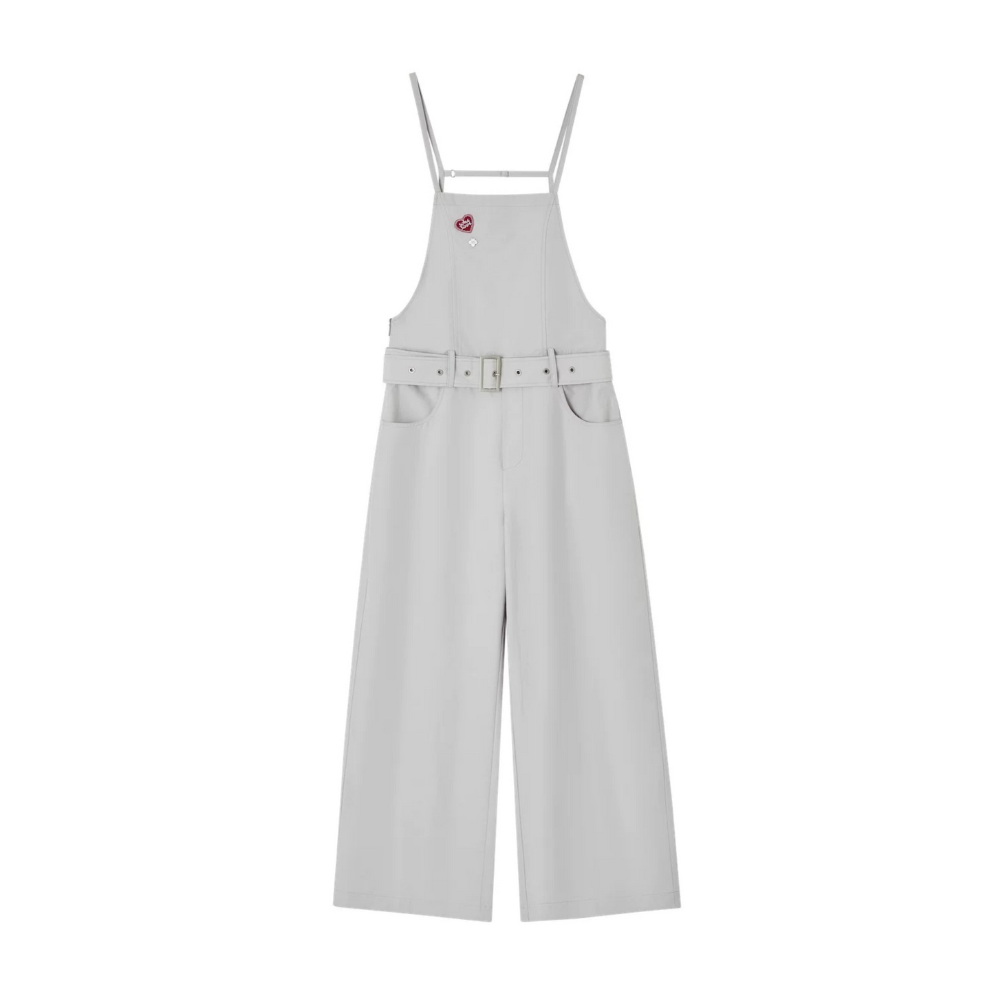Relaxed Straight-Leg Overalls