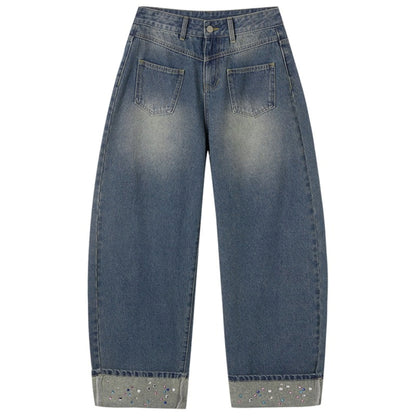 High-Waisted Wide-Leg Jeans
