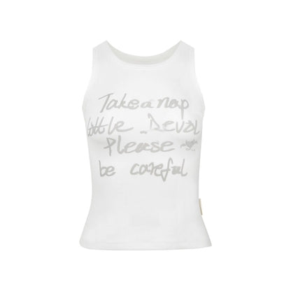 Monogram Racer Tank Top