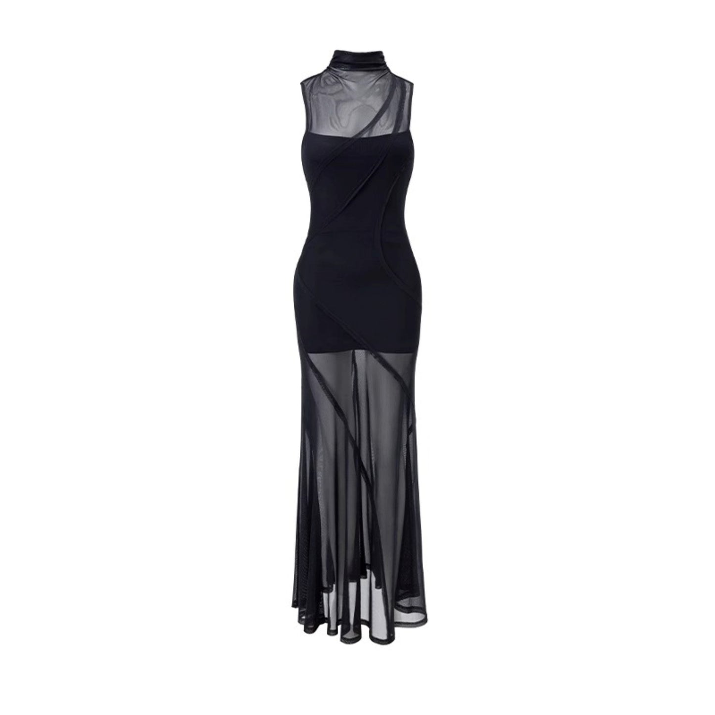 Cool Mesh Long Skirt Dress