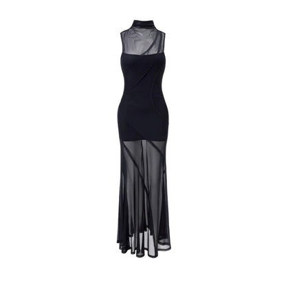 Cool Mesh Long Skirt Dress