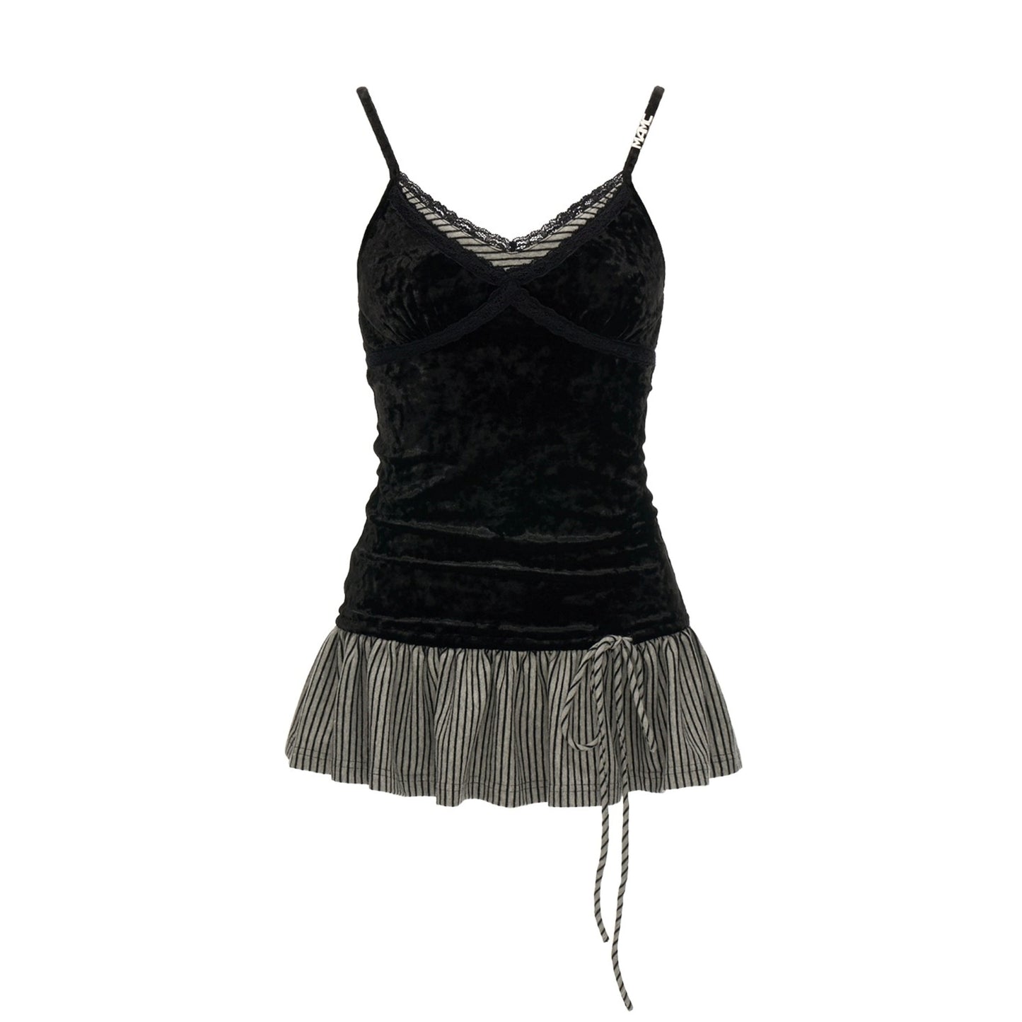 Unique Striped Lace Camisole