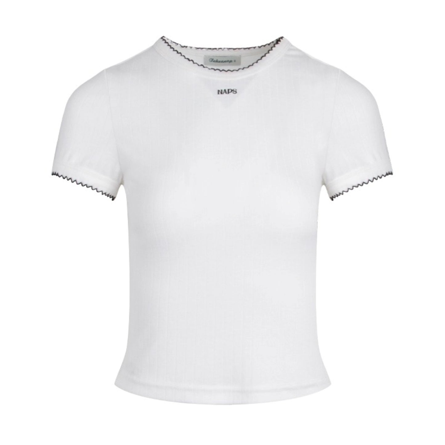 Original Slim Jacquard Short Sleeve Top Set-Up