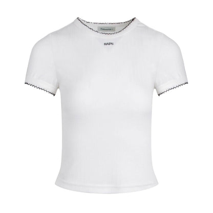 Original Slim Jacquard Short Sleeve Top Set-Up