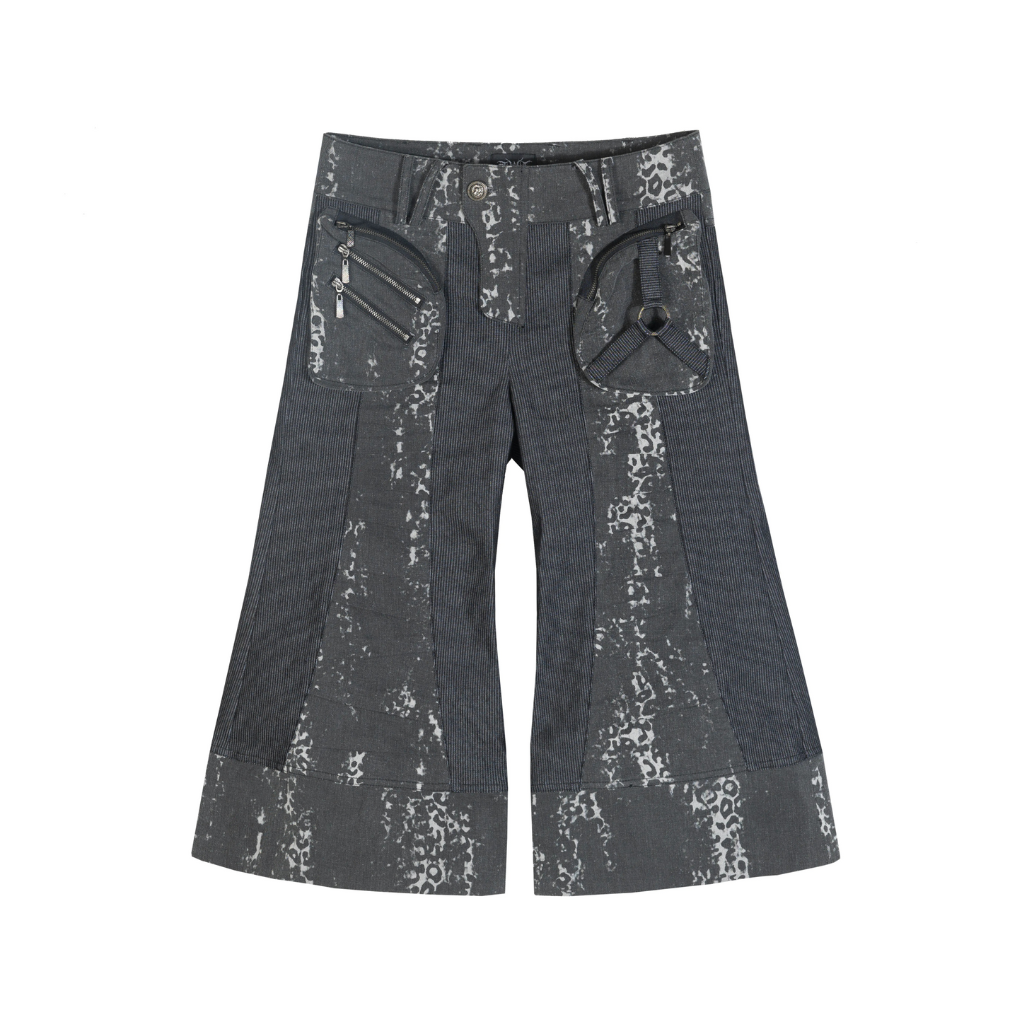 Punk Dark Flared Pants
