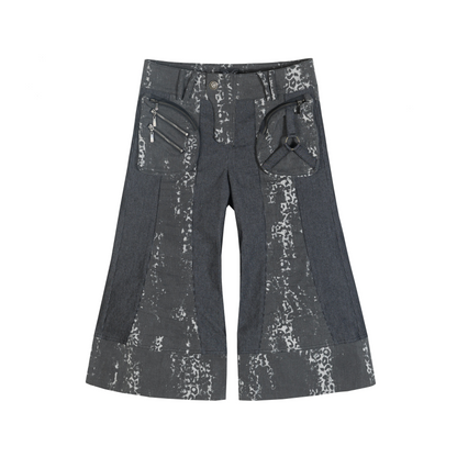 Punk Dark Flared Pants