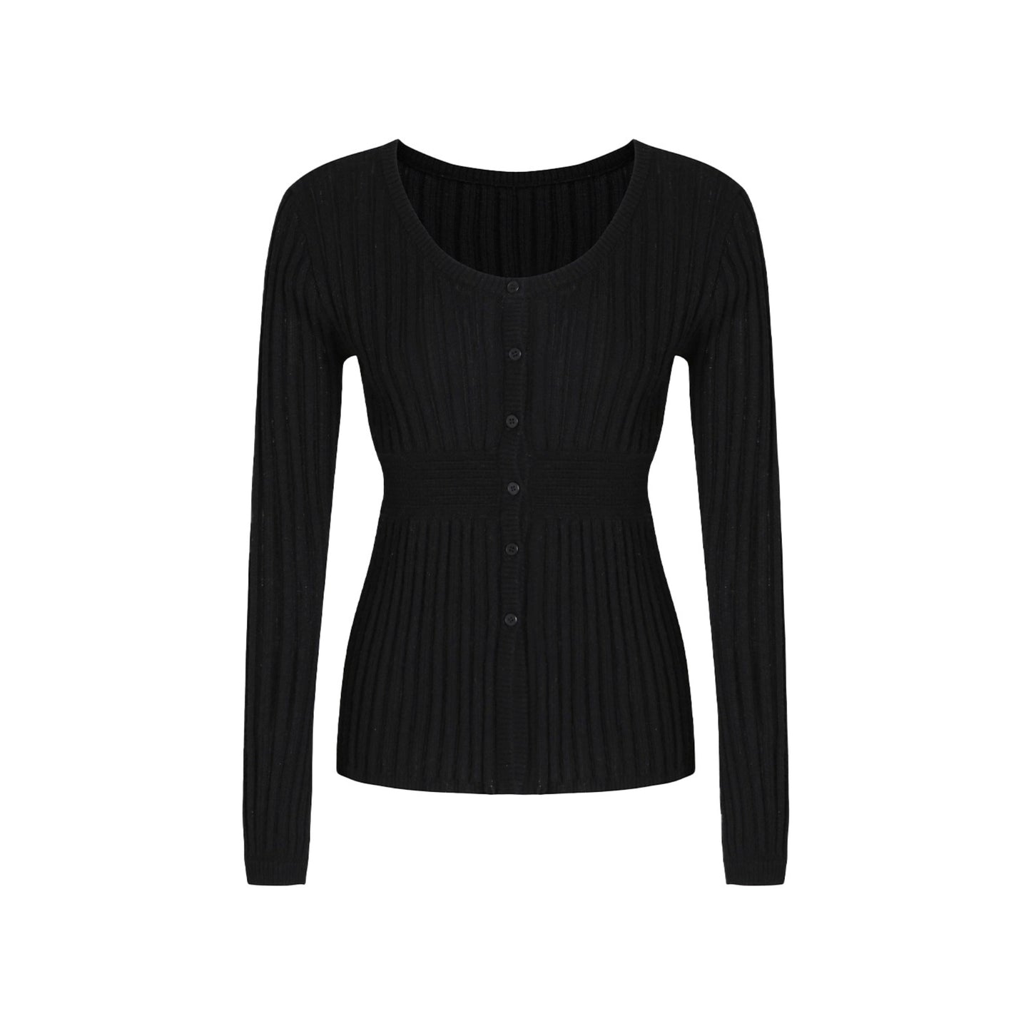 Slimming U-Neck Knitted Cardigan