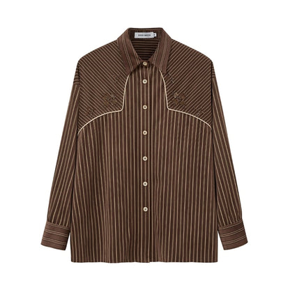 Vintage Beaded Suede Shirt