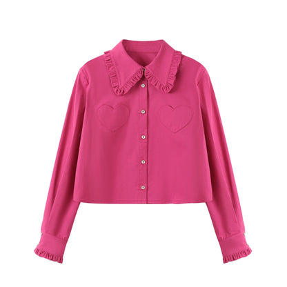 Sweetheart Loose Long-Sleeved Shirt