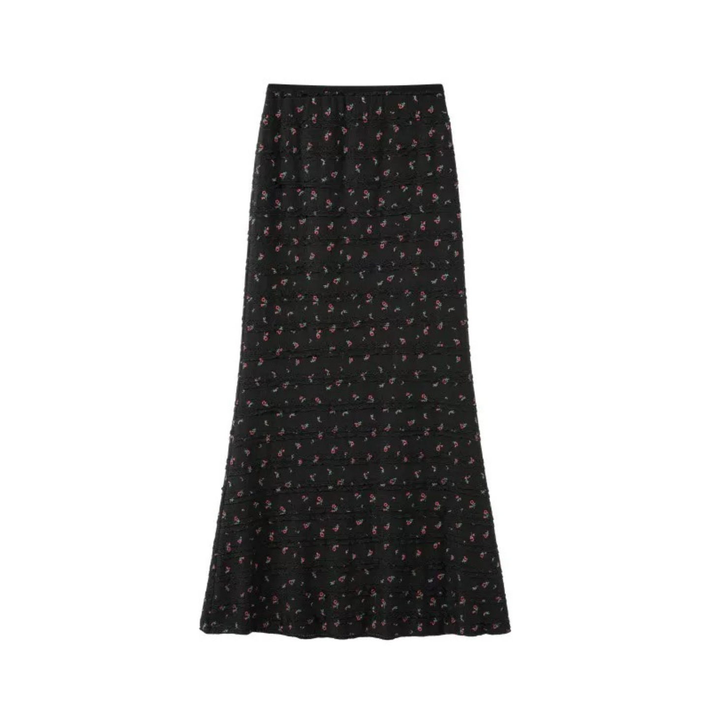 Flutter Sleeve Floral Mermaid Skirt Set-Up