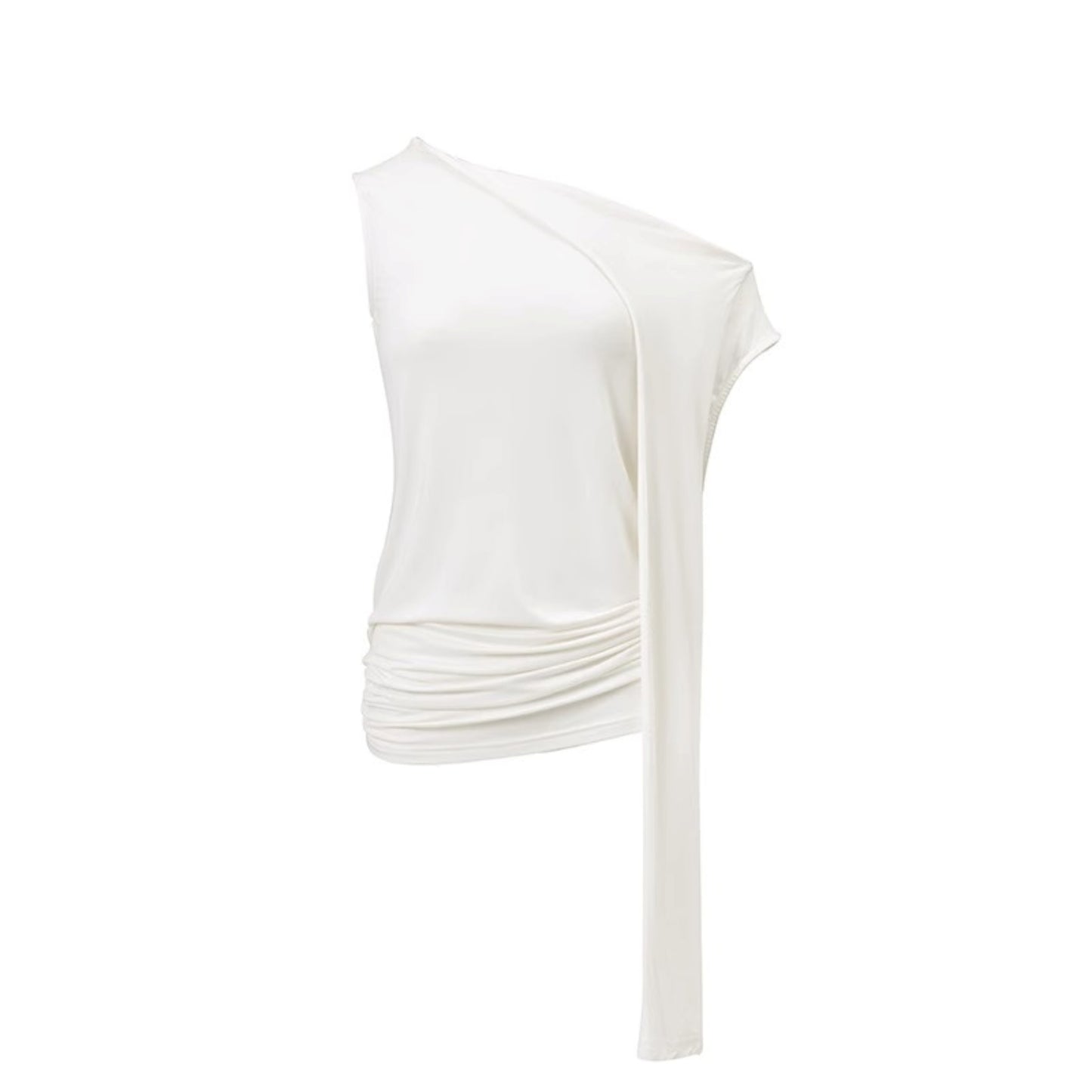 Silk Pleated Vest Pants Set-Up