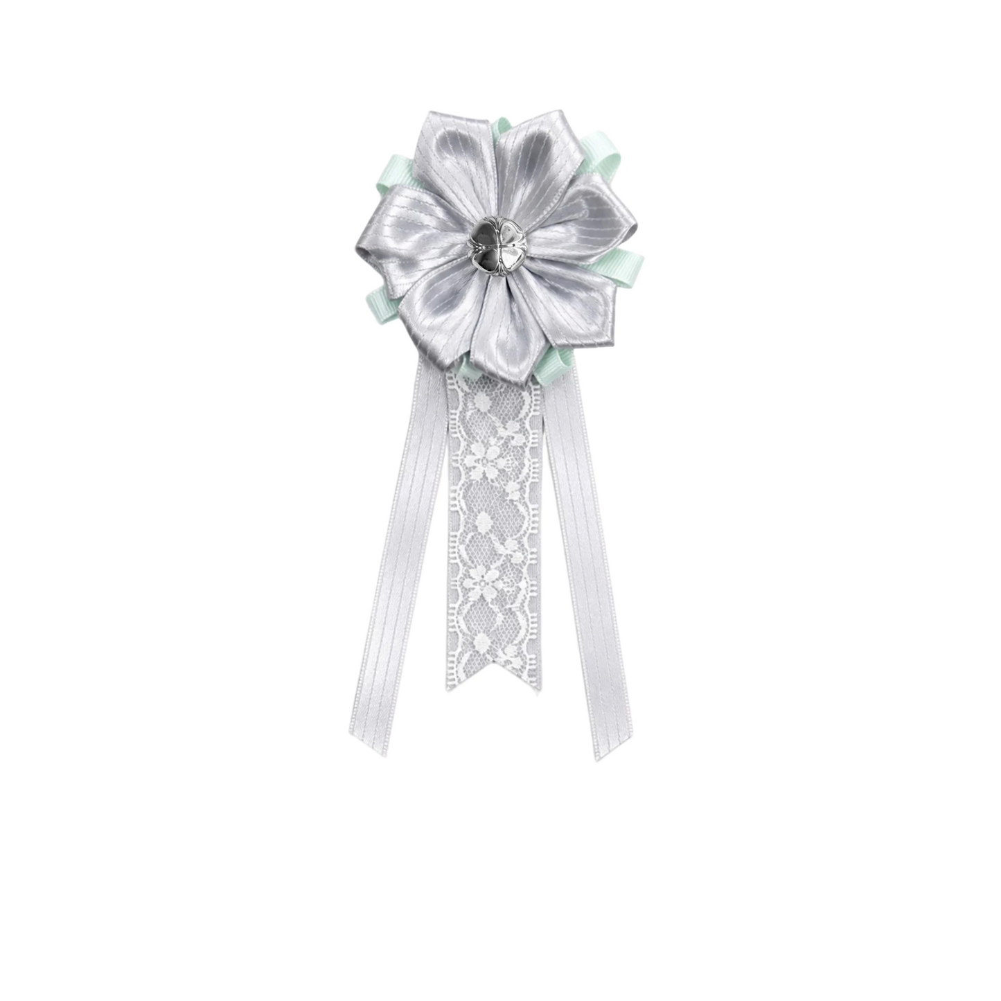 Original Handmade Lily Ribbon Brooch