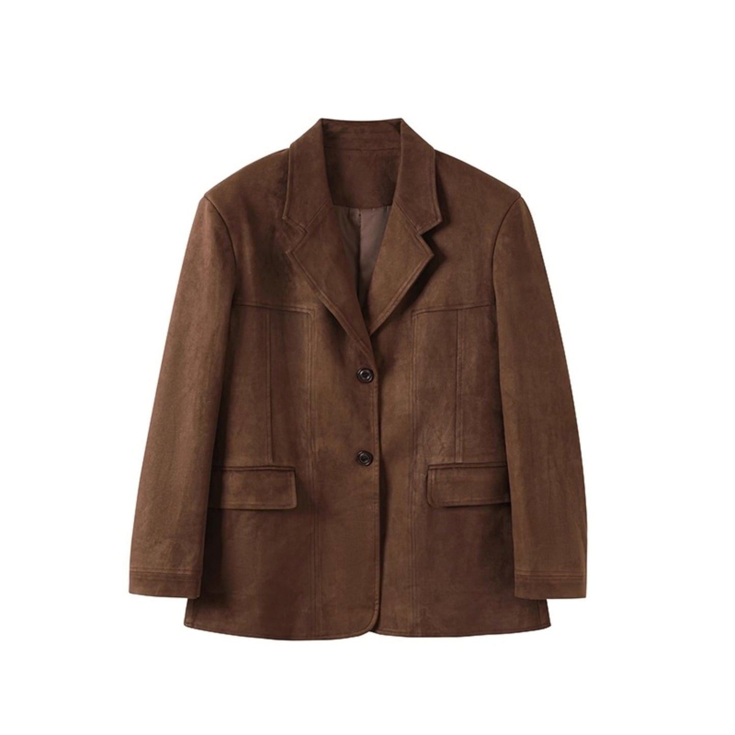 Suede Blazer Skirt Set-Up