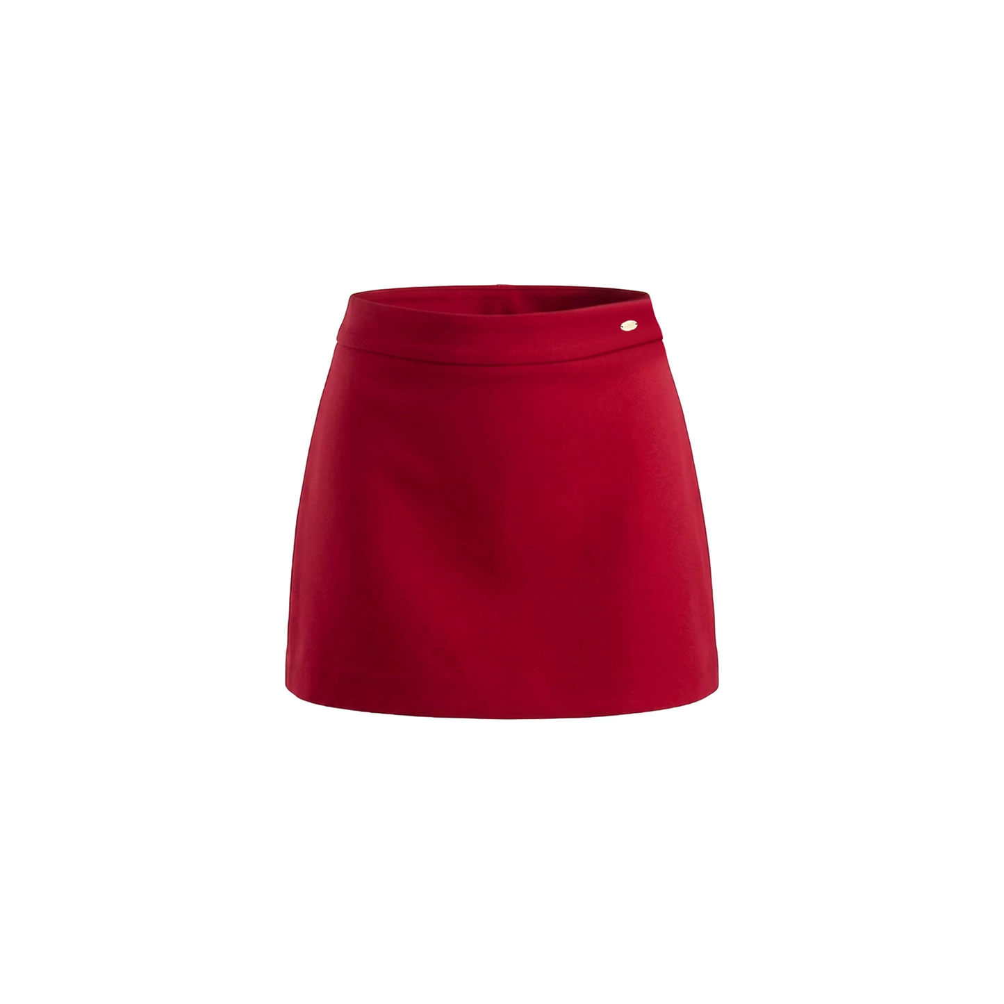 Linen A-Line Black Skirt