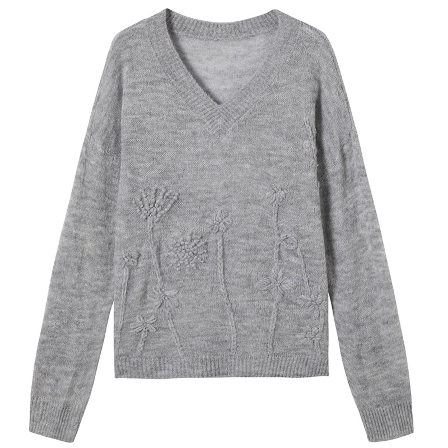 Cut-Out Knitted Sweater