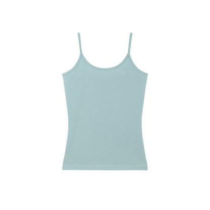 Completo canotta, gilet e pantaloni a maglia