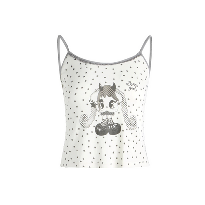 All-Over Print Color-Blocked Camisole